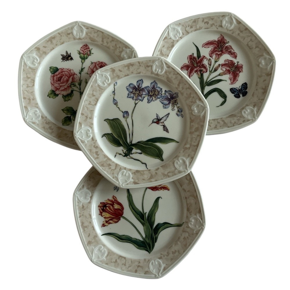PartyLite Botanical Garden Plates